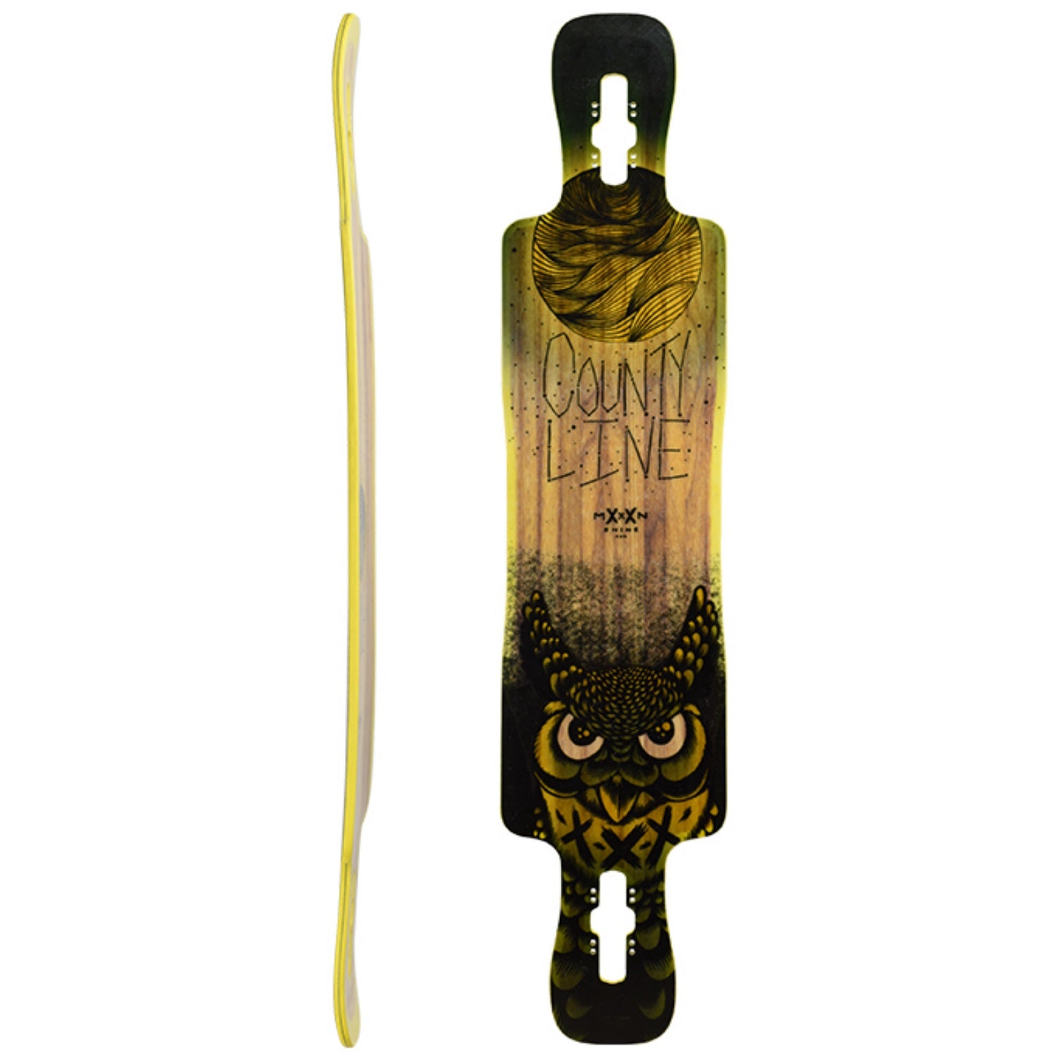 Moonshine County Line Longboard, Deck and Complete