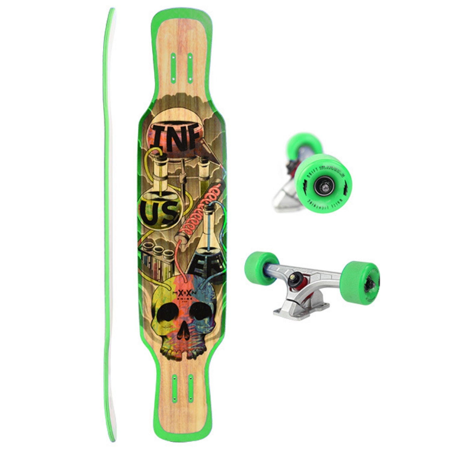 Moonshine Infuser Longboard, Deck and Complete