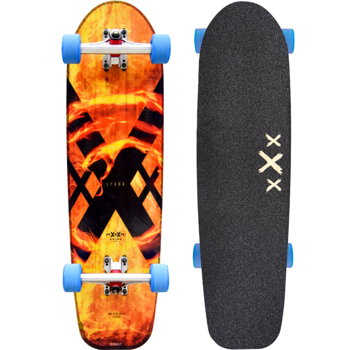 Moonshine Spark Longboard, Deck and Complete