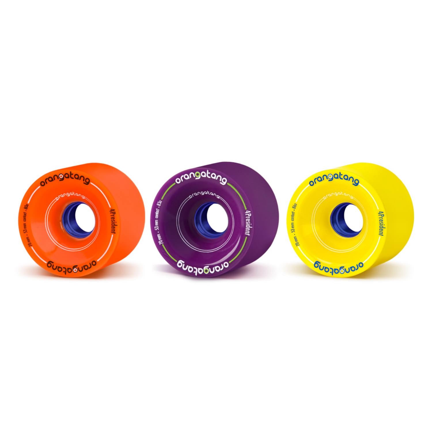 Orangatang 4President Longboard Wheels, 70mm