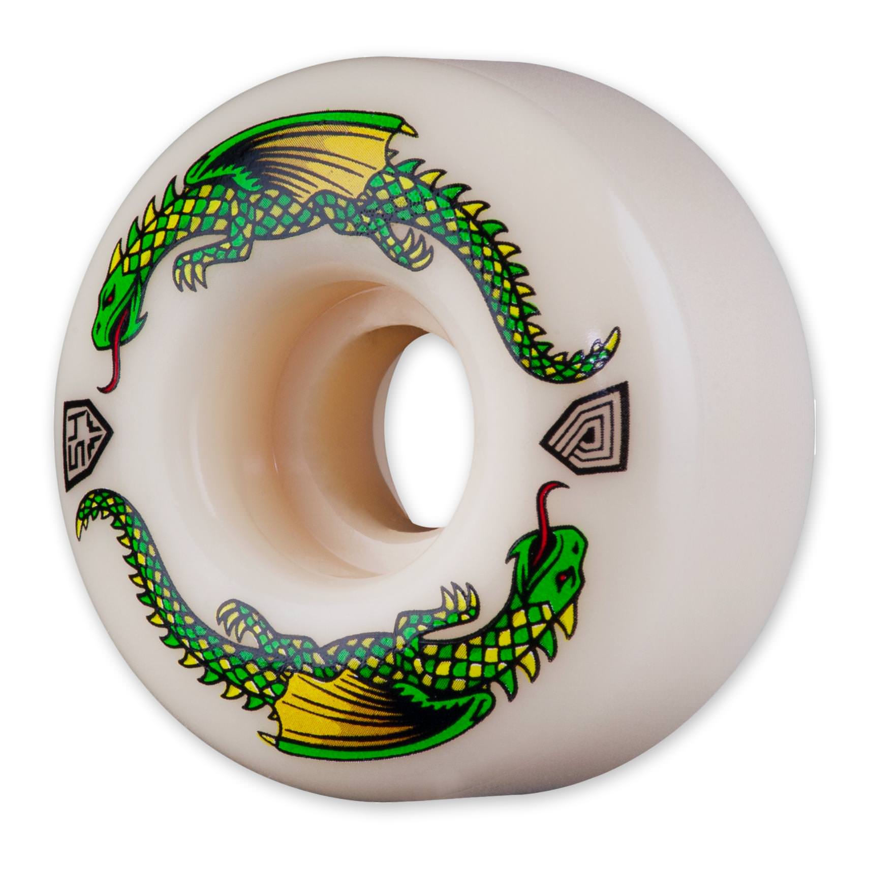 Powell-Peralta Dragon Formula Green Dragon Skateboard Wheels (4 Wheels)
