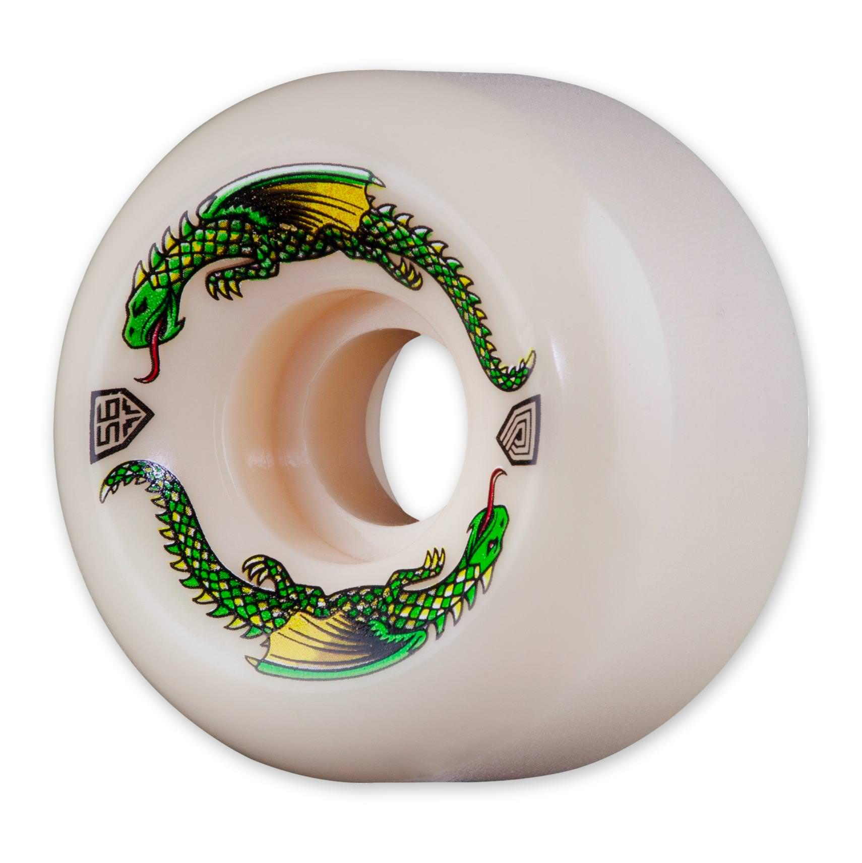 Powell-Peralta Dragon Formula Green Dragon Skateboard Wheels (4 Wheels)