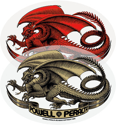 Powell-Peralta Oval Dragon Sticker