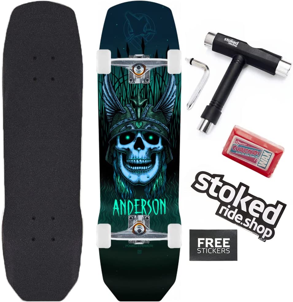 Auroch Beschietingen garage Powell-Peralta Flight Andy Anderson Crane Skull Pro Skateboard Complet