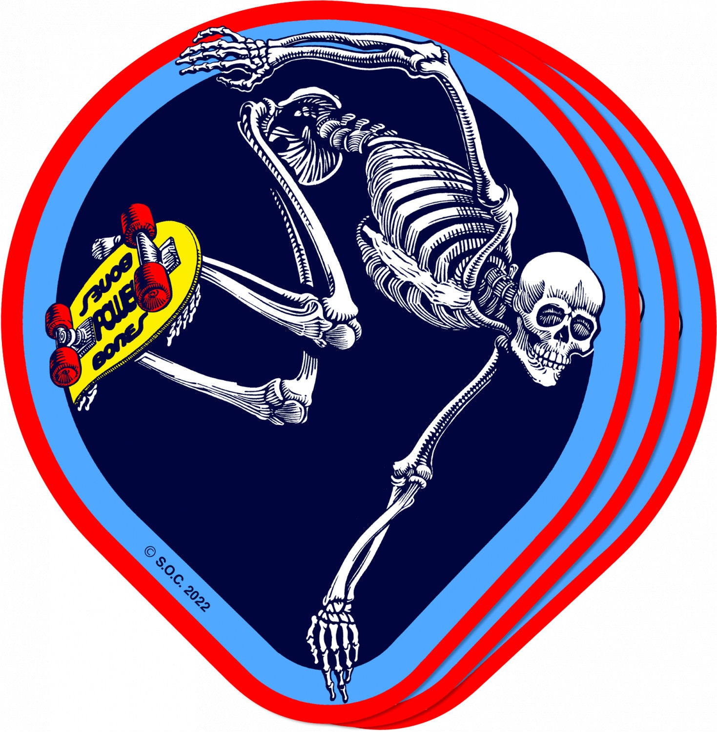 Powell-Peralta Skateboarding Skeleton OG Sticker