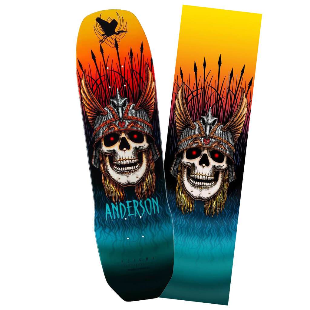 Powell-Peralta Flight Andy Anderson Crane Skull Pro Skateboard Deck, 8.45" & 9.13"