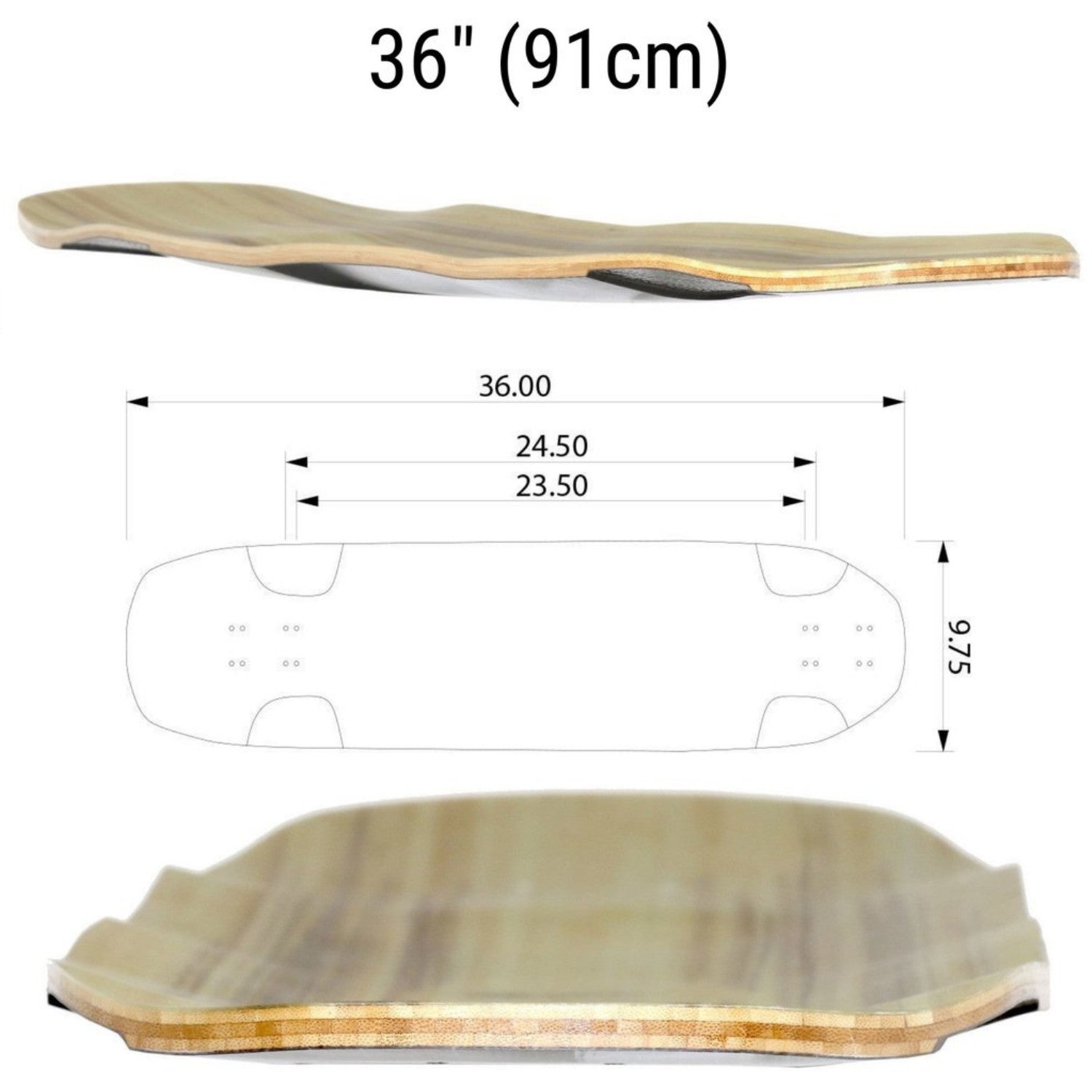 Rayne Darkside Longboard, All Lengths, Deck and Complete