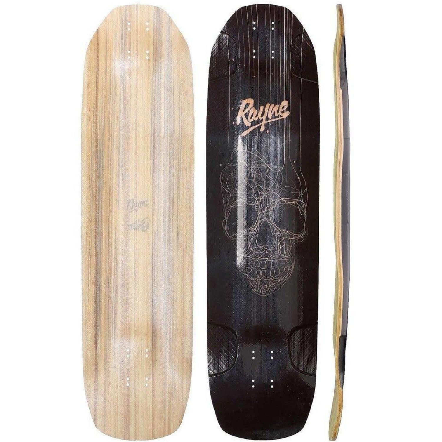 Rayne Darkside Longboard, All Lengths, Deck and Complete