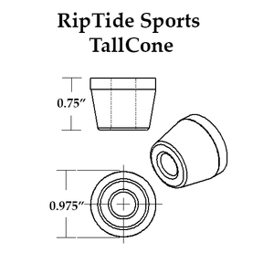 RipTide APS Skateboard Bushings (Tall Cone)
