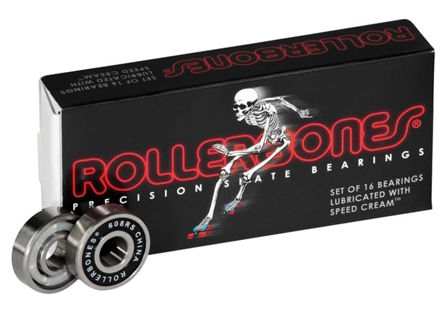 Rollerbones Roller Skate and Inline Skate Bearings, 16-Pack