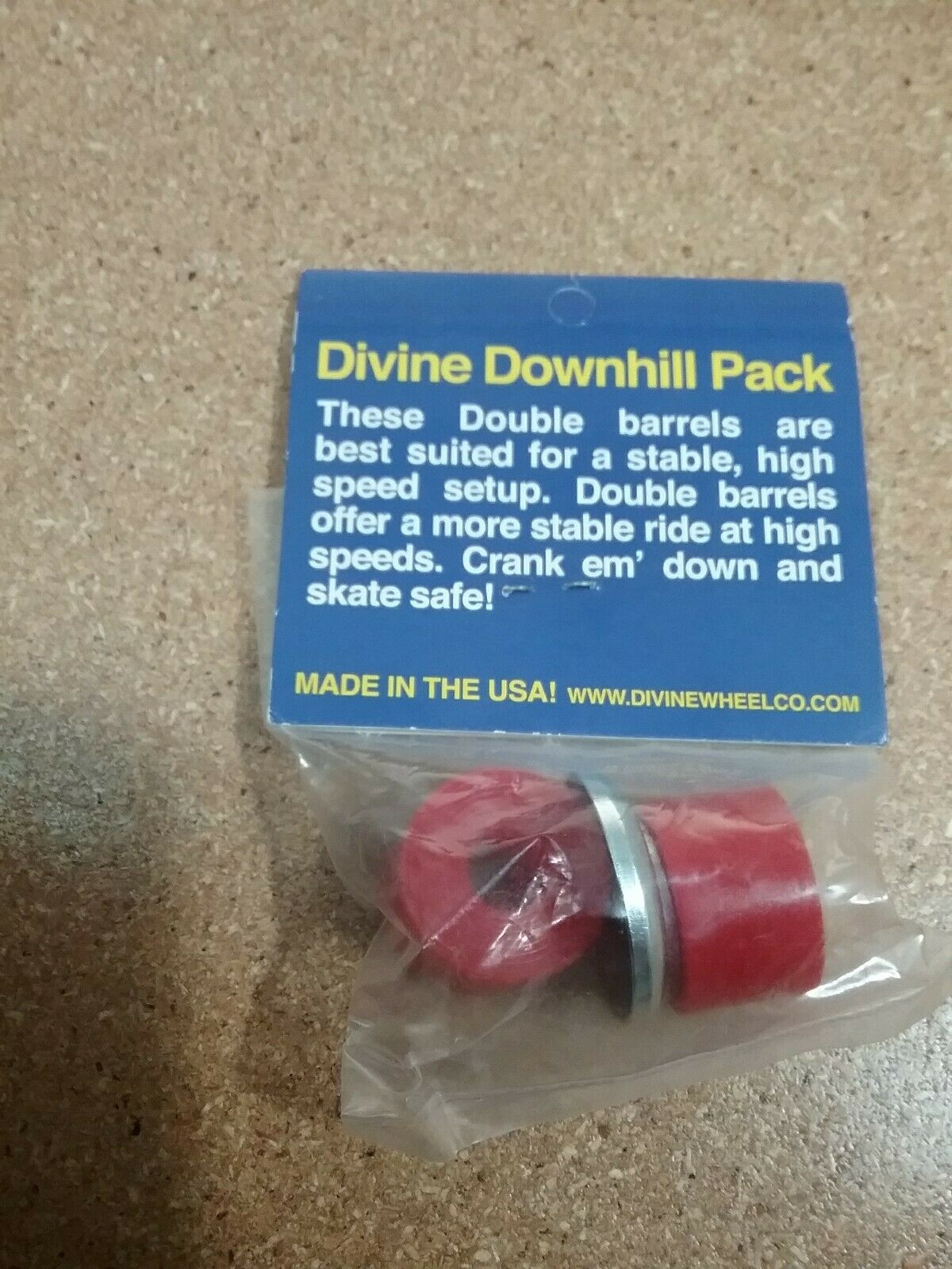 Divine Downhill Red Double Barrel Bushings 90a