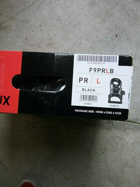 FLUX F9PRLB Large PR Series Snowboard Bindings US 10-13 - Open Package