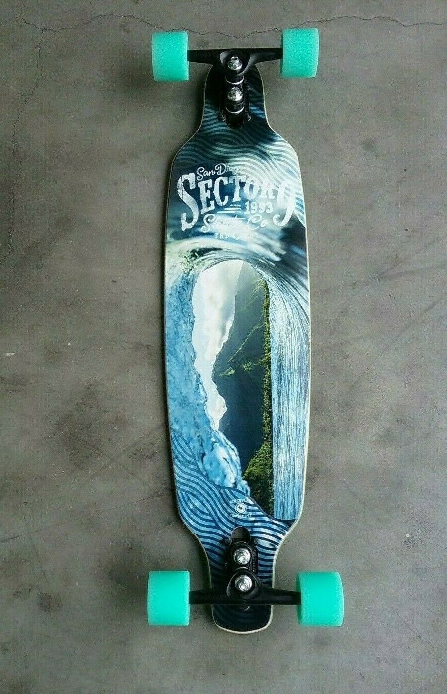 Sector 9 Echo Fractal 36 Inch Maple Drop Through Longboard Complete