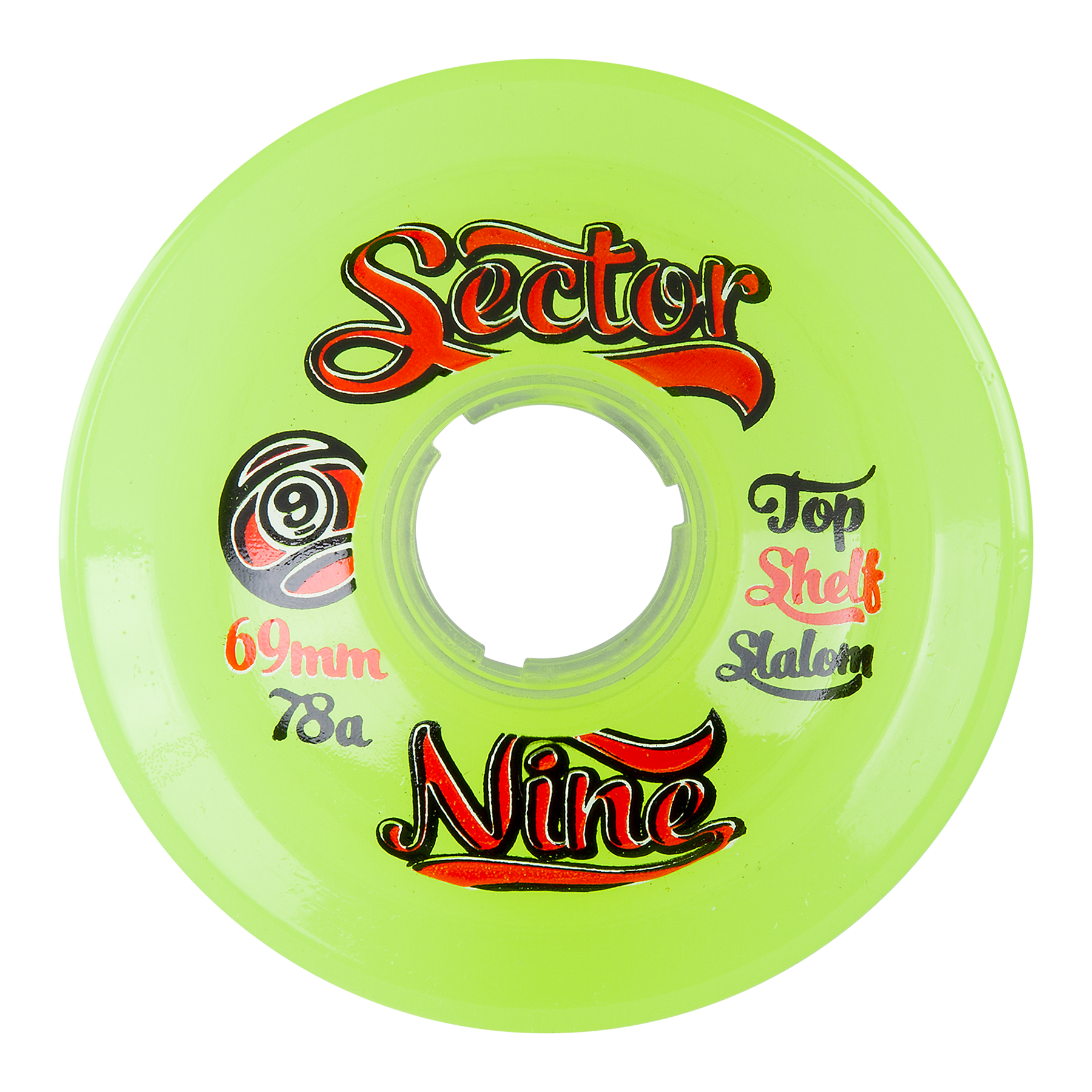 Sector 9 Top Shelf Slalom Longboard Wheels, 69mm