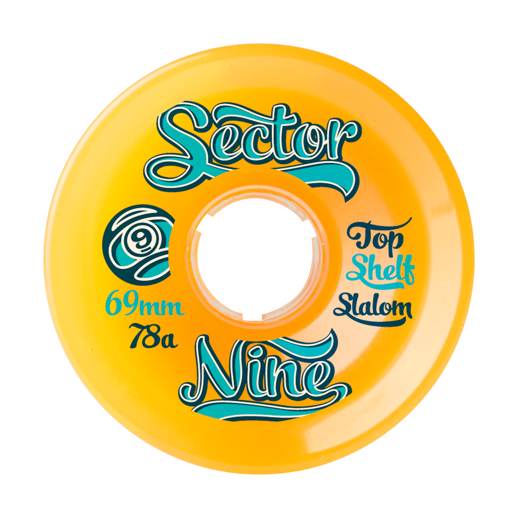 Sector 9 Top Shelf Slalom Longboard Wheels, 69mm