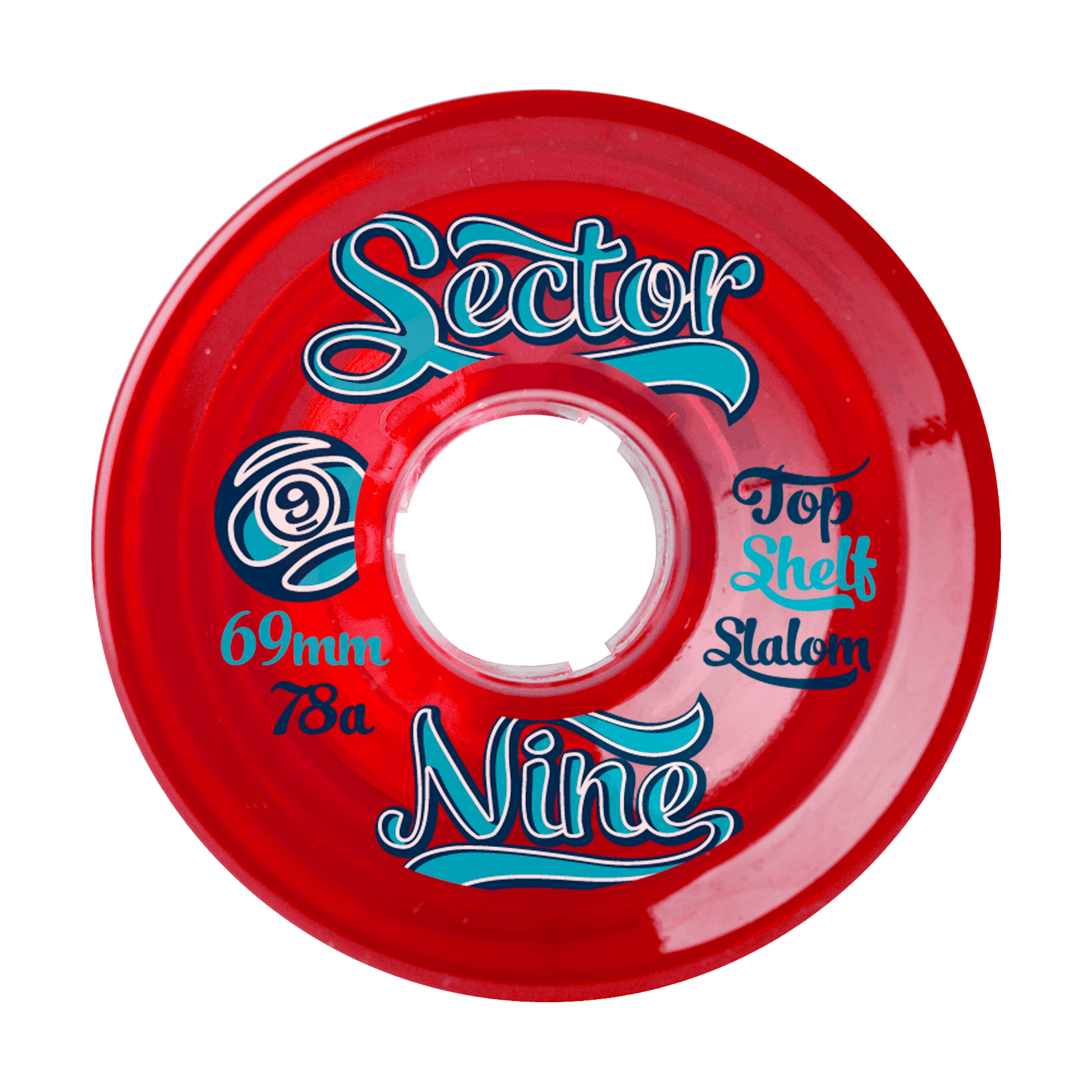 Sector 9 Top Shelf Slalom Longboard Wheels, 69mm