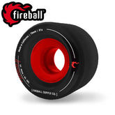 Fireball Tinder 70mm 81a Wheel Set, Black