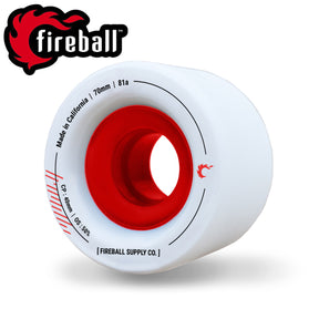 Fireball Tinder 70mm 81a Wheel Set, White