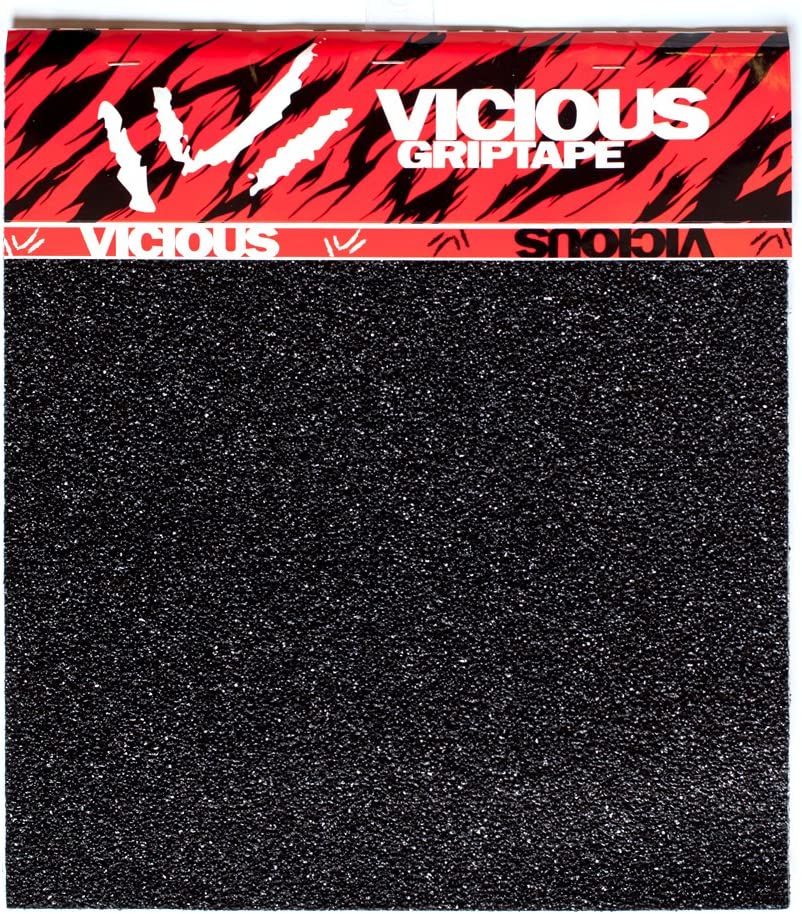 Vicious Griptape Pack of 4 Squares, 10" x 11" Wide